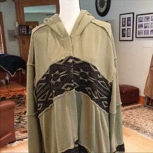 Free people sweatshirt jacket